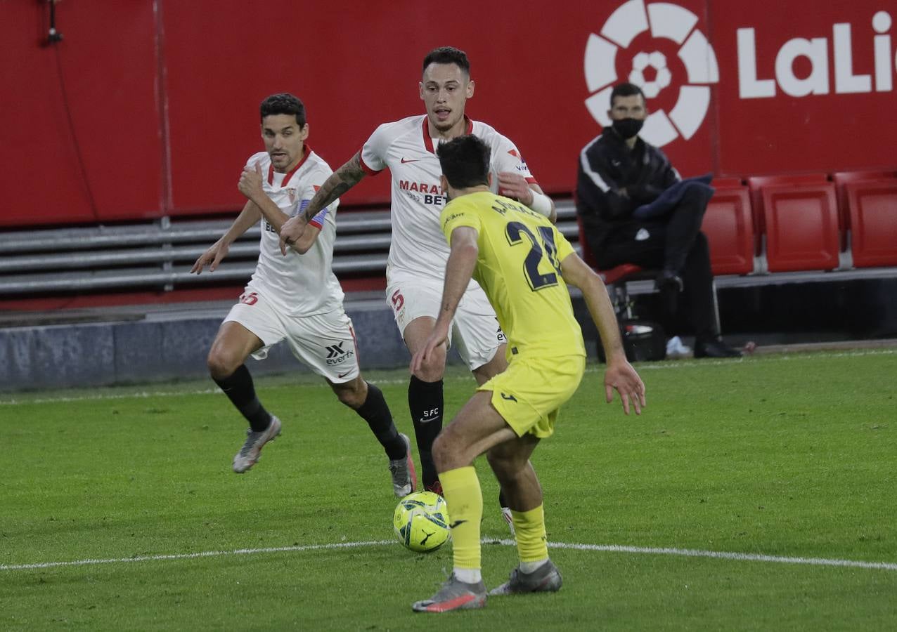 Partido entre el Sevilla y el Villarreal de la 16ª jornada de LaLiga Santander