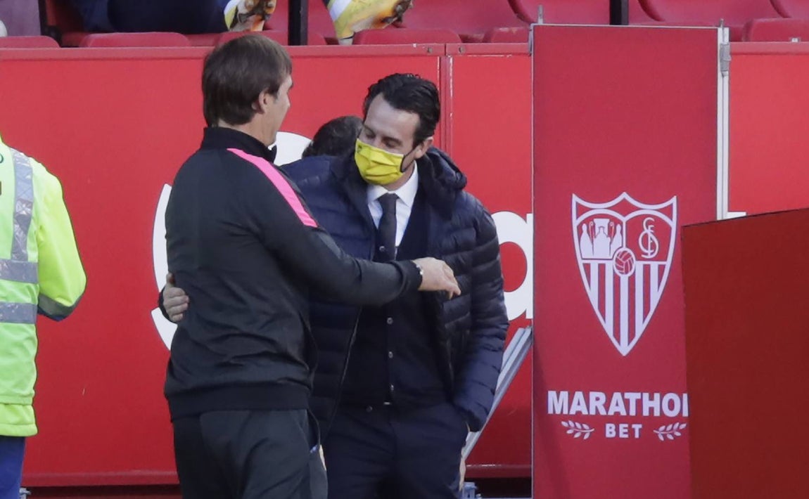 Partido entre el Sevilla y el Villarreal de la 16ª jornada de la LaLiga