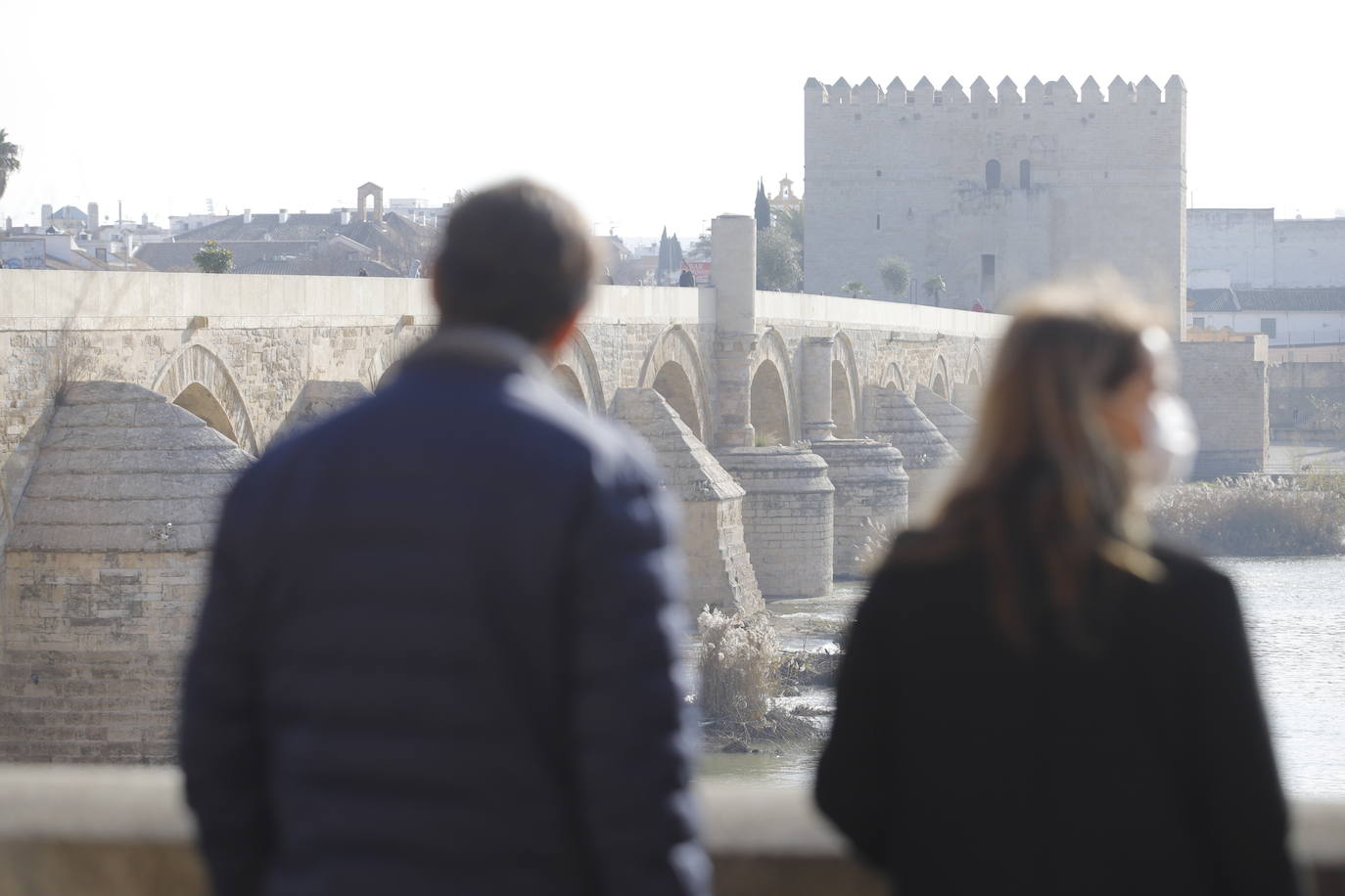 La situación del Puente Romano de Córdoba, en imágenes