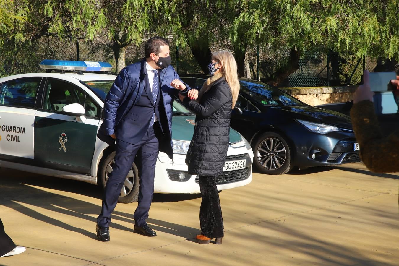 El inicio de las obras en el Salón Rico de Medina Azahara, en imágenes