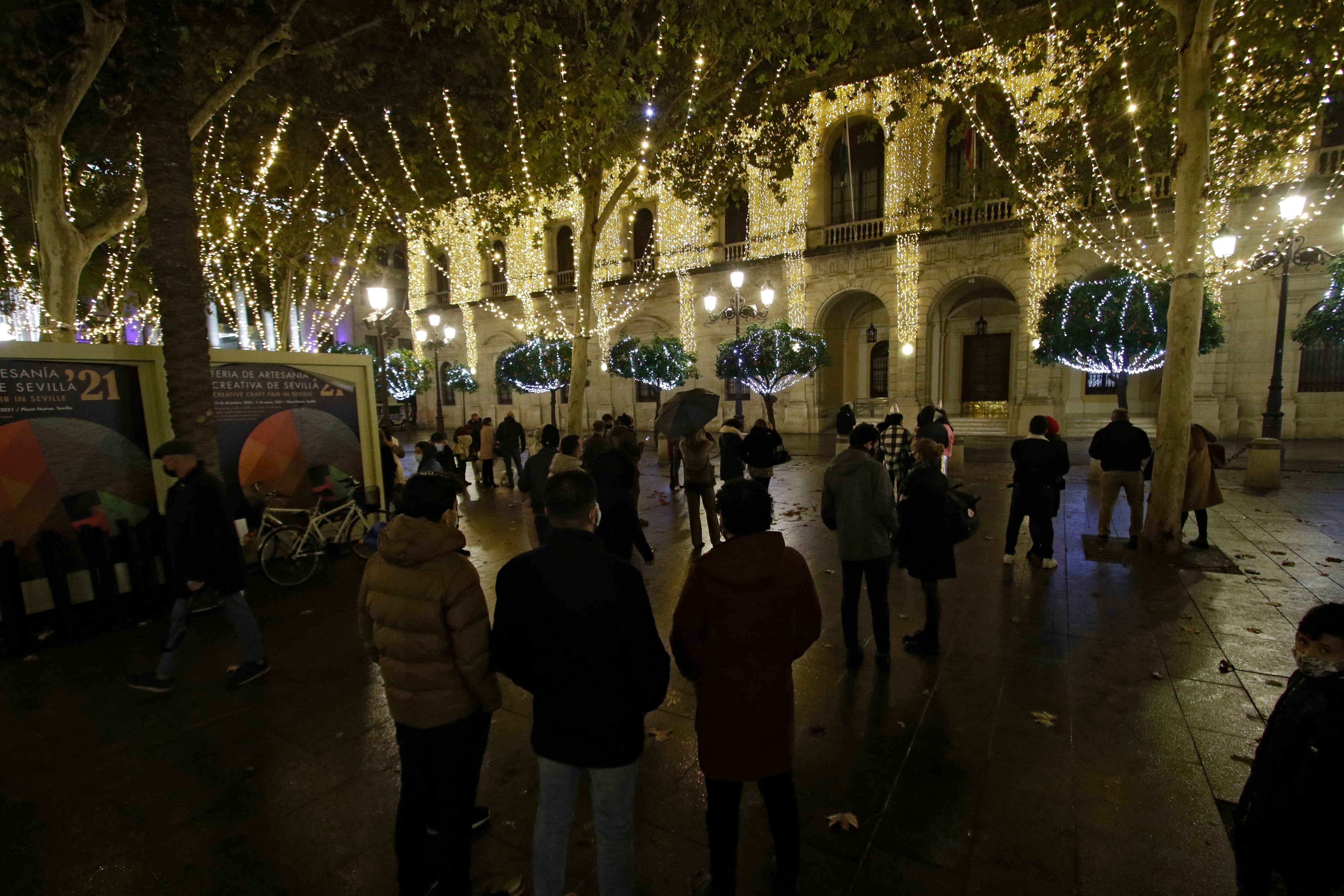 La Nochevieja en el centro de Sevilla, en imágenes