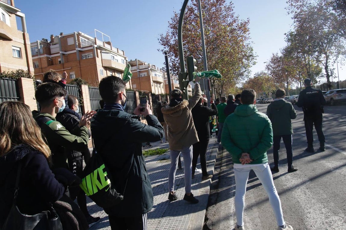 Ambiente de un derbi marcado por el coronavirus