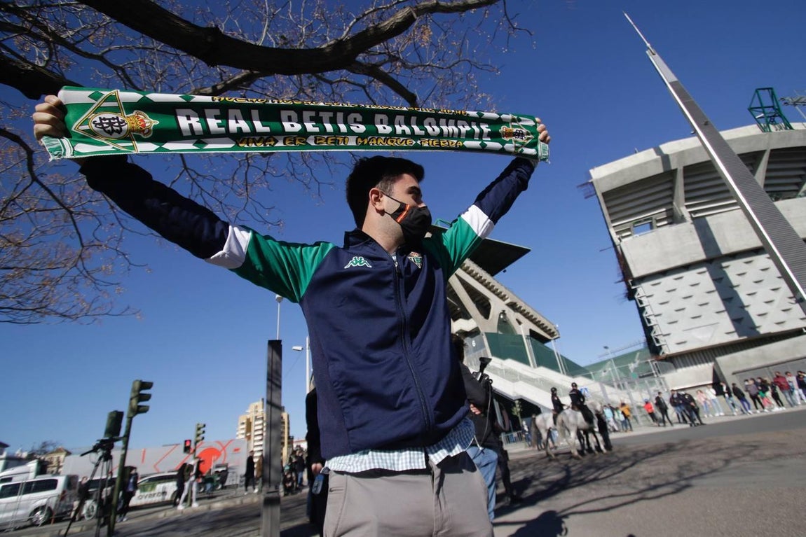 Ambiente de un derbi marcado por el coronavirus