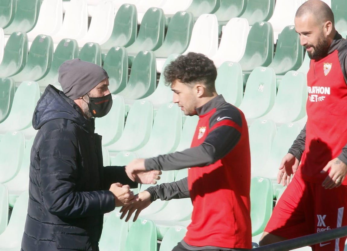 Ambiente de un derbi marcado por el coronavirus