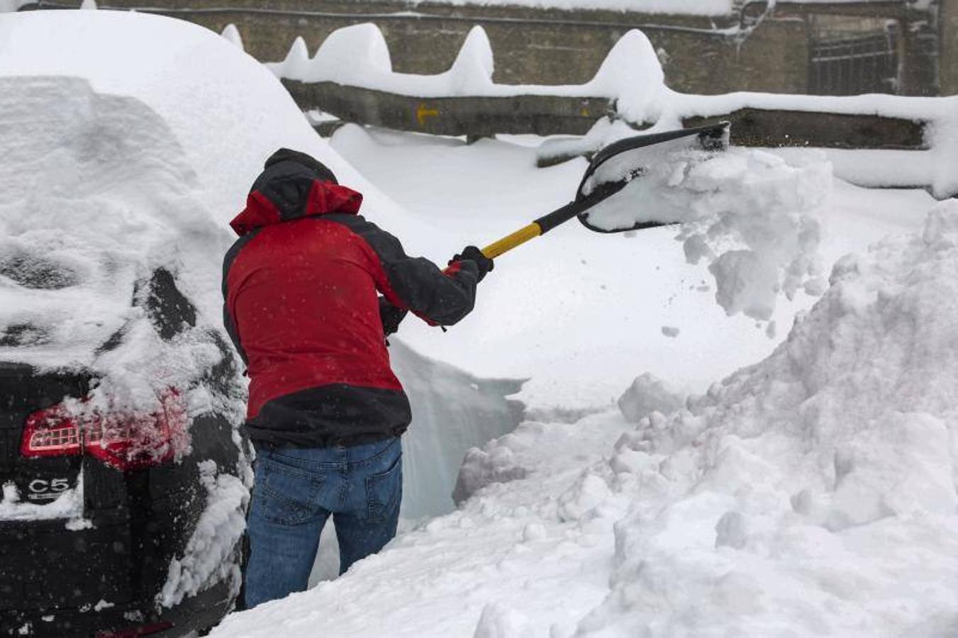 En imágenes: España, cubierta de nieve tras el primer temporal del año