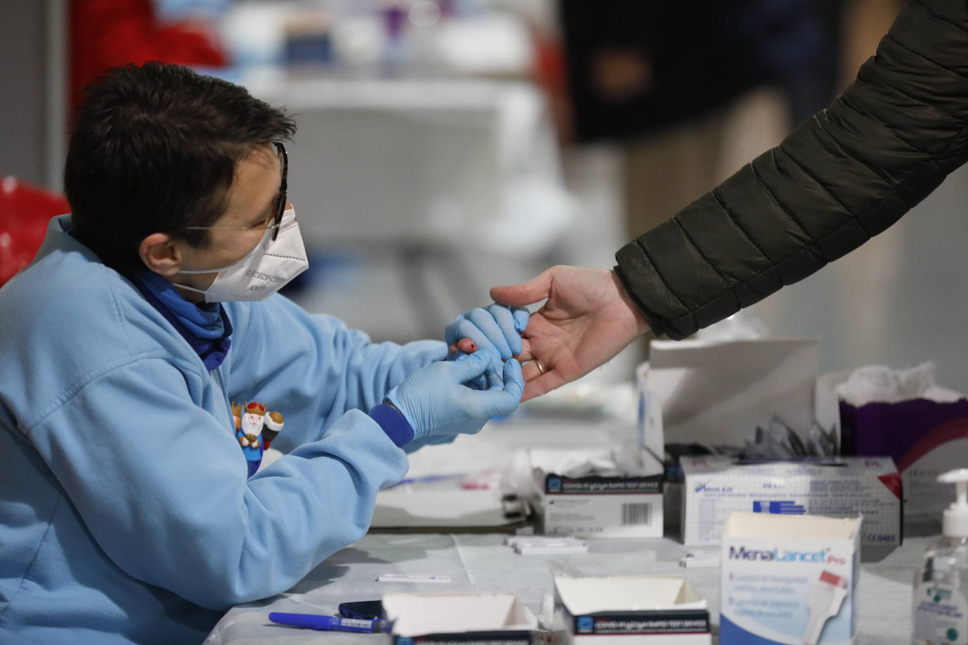 En imágenes, los test del Covid a los docentes en Córdoba