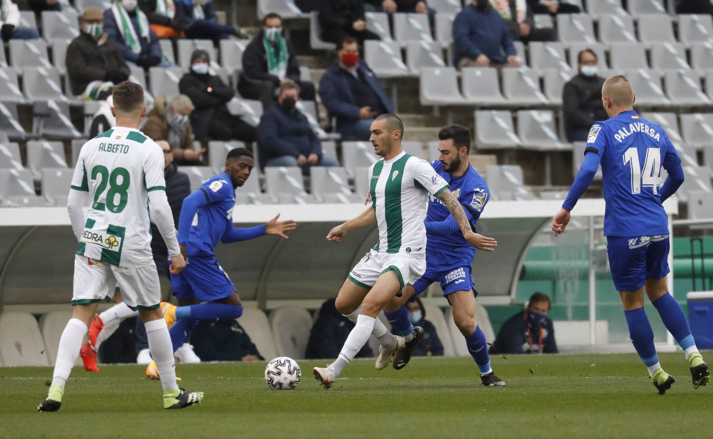 Las mejores jugadas y la celebración del Córdoba CF - Getafe CF, en imágenes