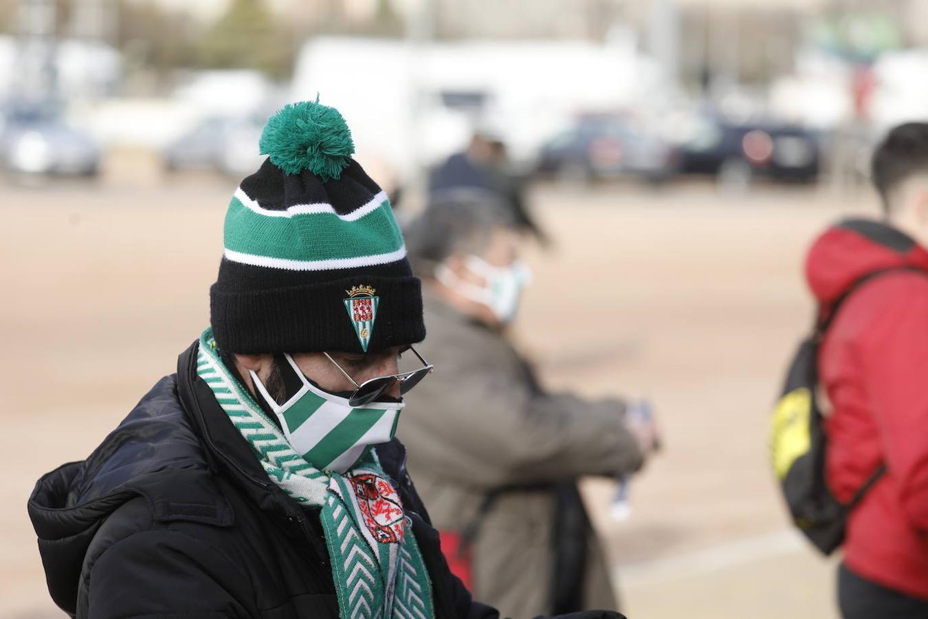 El ambientazo con 2.500 espectadores en la grada en el Córdoba CF - Getafe