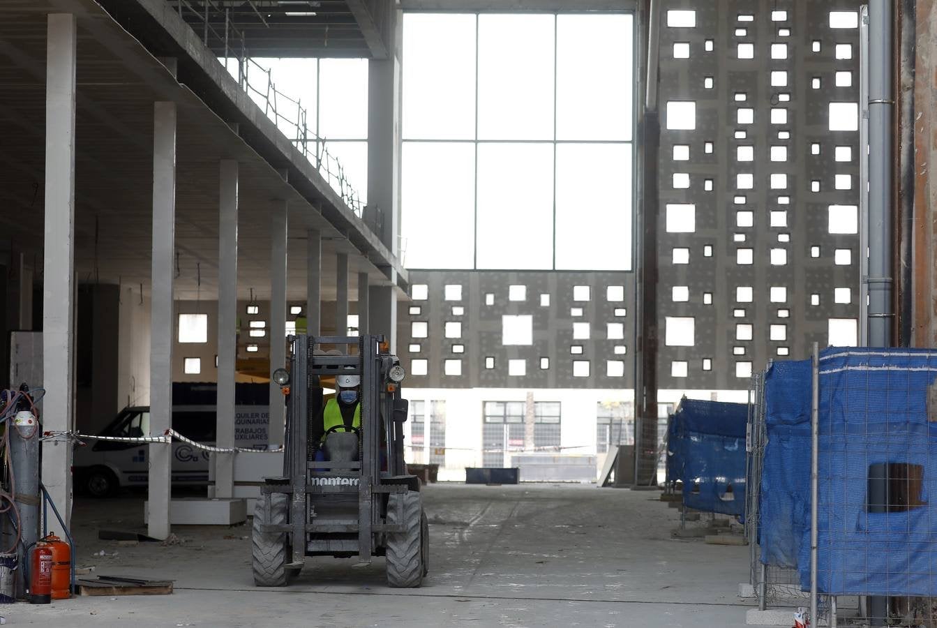 La evolución de las obras en el Centro de Ferias y Convenciones de Córdoba, en imágenes