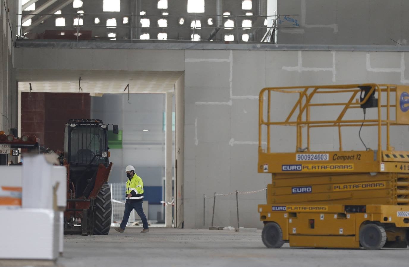 La evolución de las obras en el Centro de Ferias y Convenciones de Córdoba, en imágenes