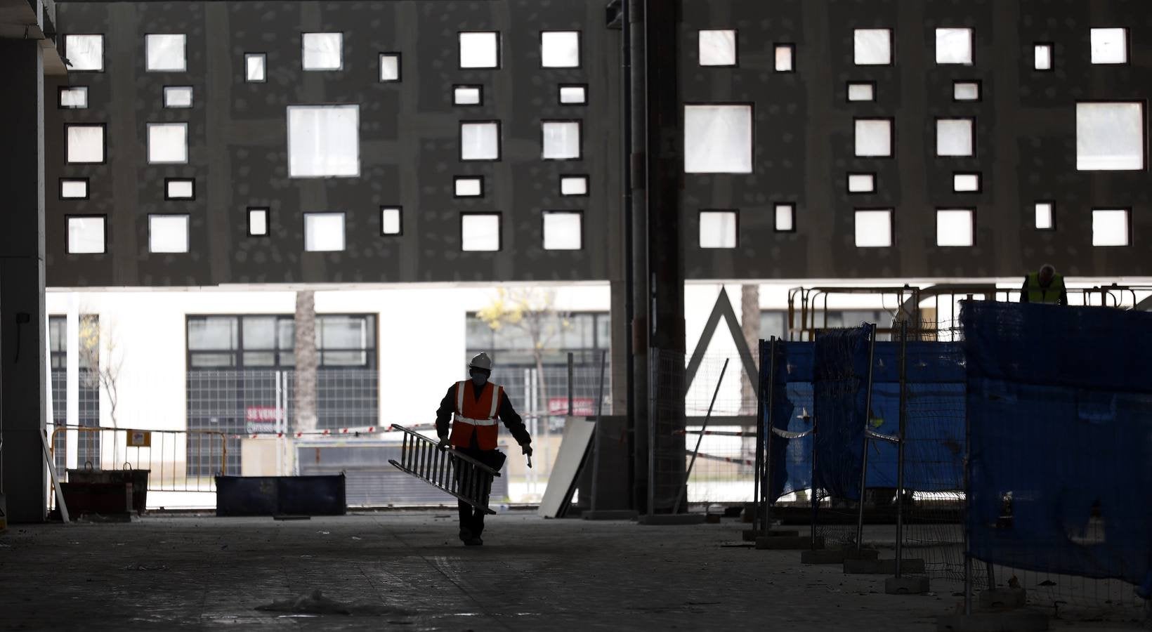 La evolución de las obras en el Centro de Ferias y Convenciones de Córdoba, en imágenes