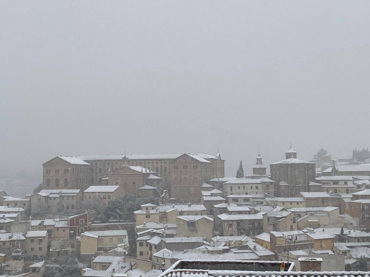 Histórica nevada en Toledo