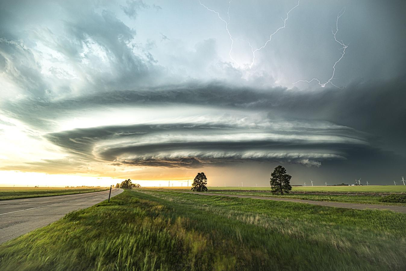 Supercélula en Colorado. La Supercélula, es un tipo de tormenta espectacular que se da en pocas ocasiones