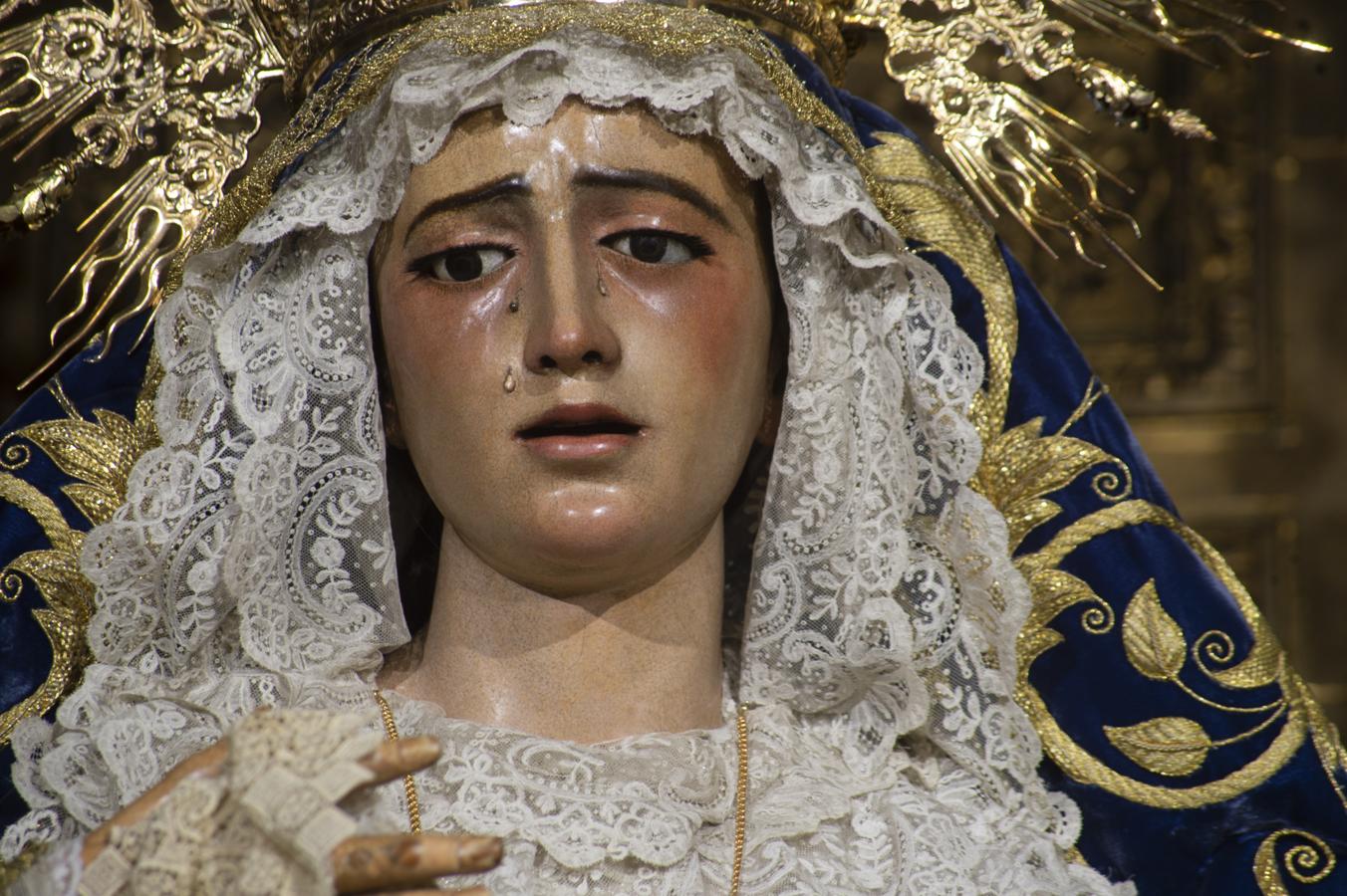 La Virgen de la Amargura en su antiguo altar