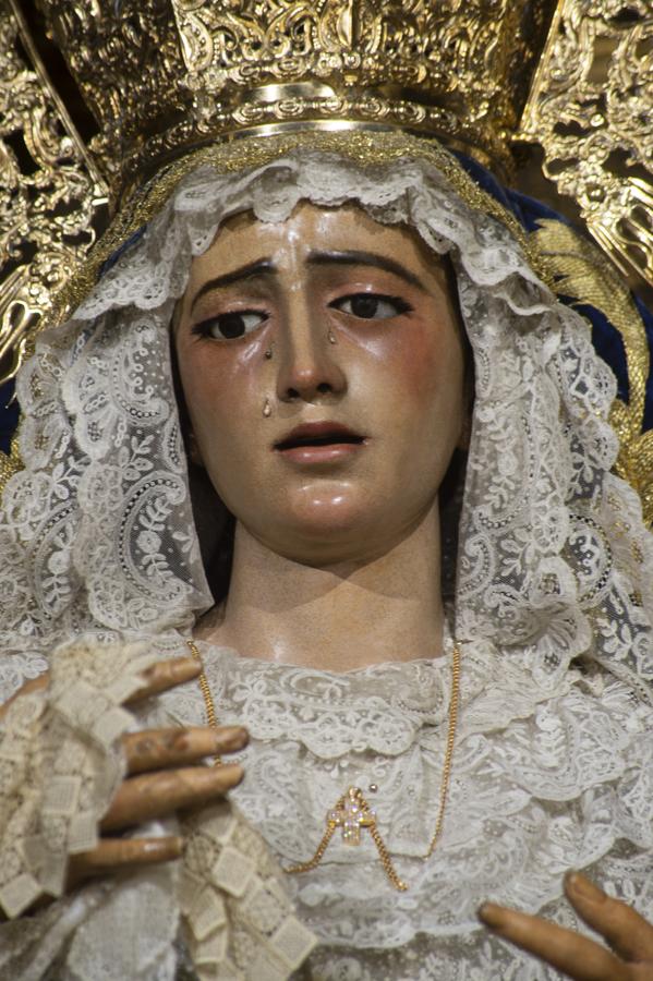 La Virgen de la Amargura en su antiguo altar