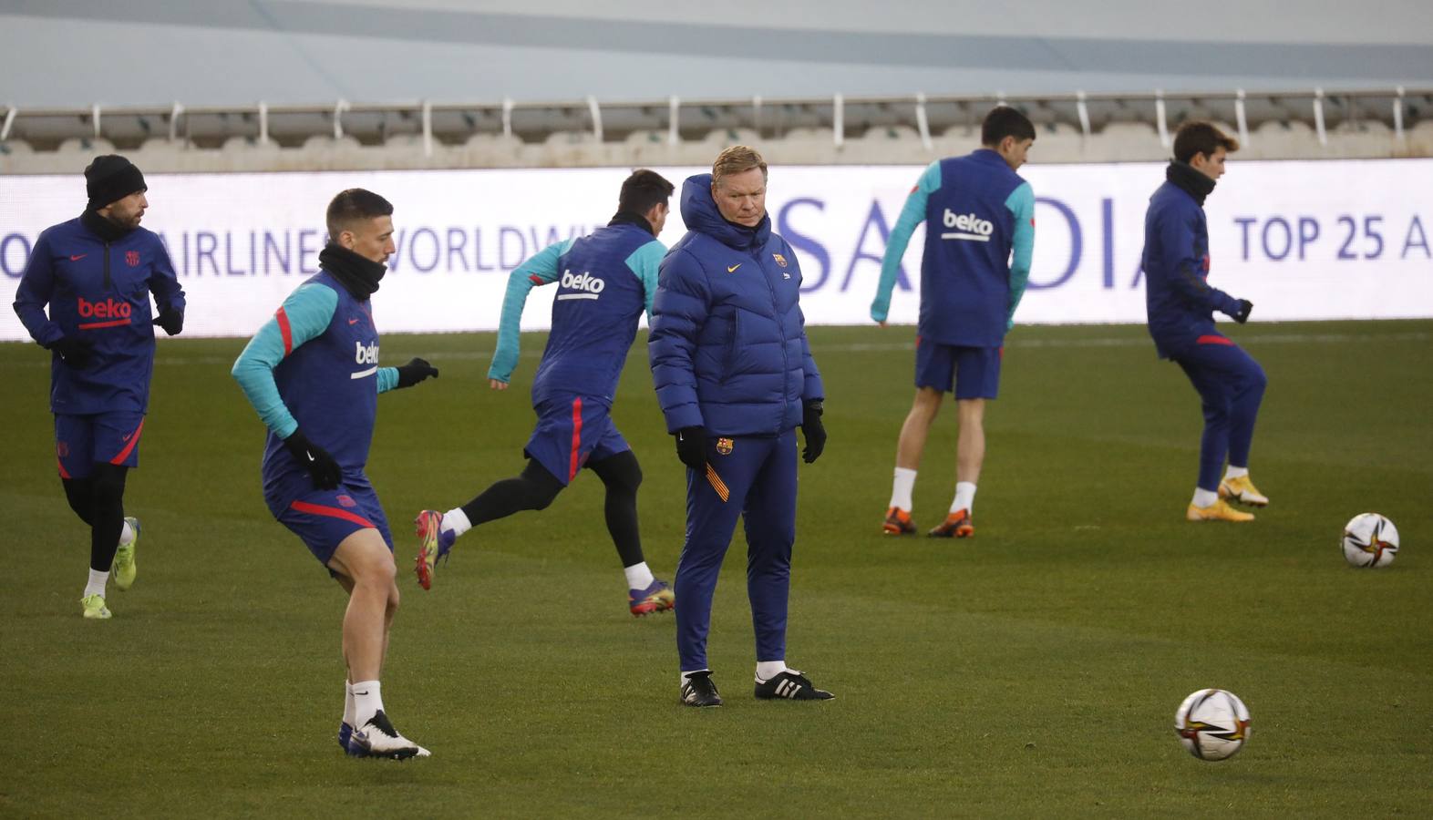 El entrenamiento del Barcelona en El Arcángel en Córdoba, en imágenes