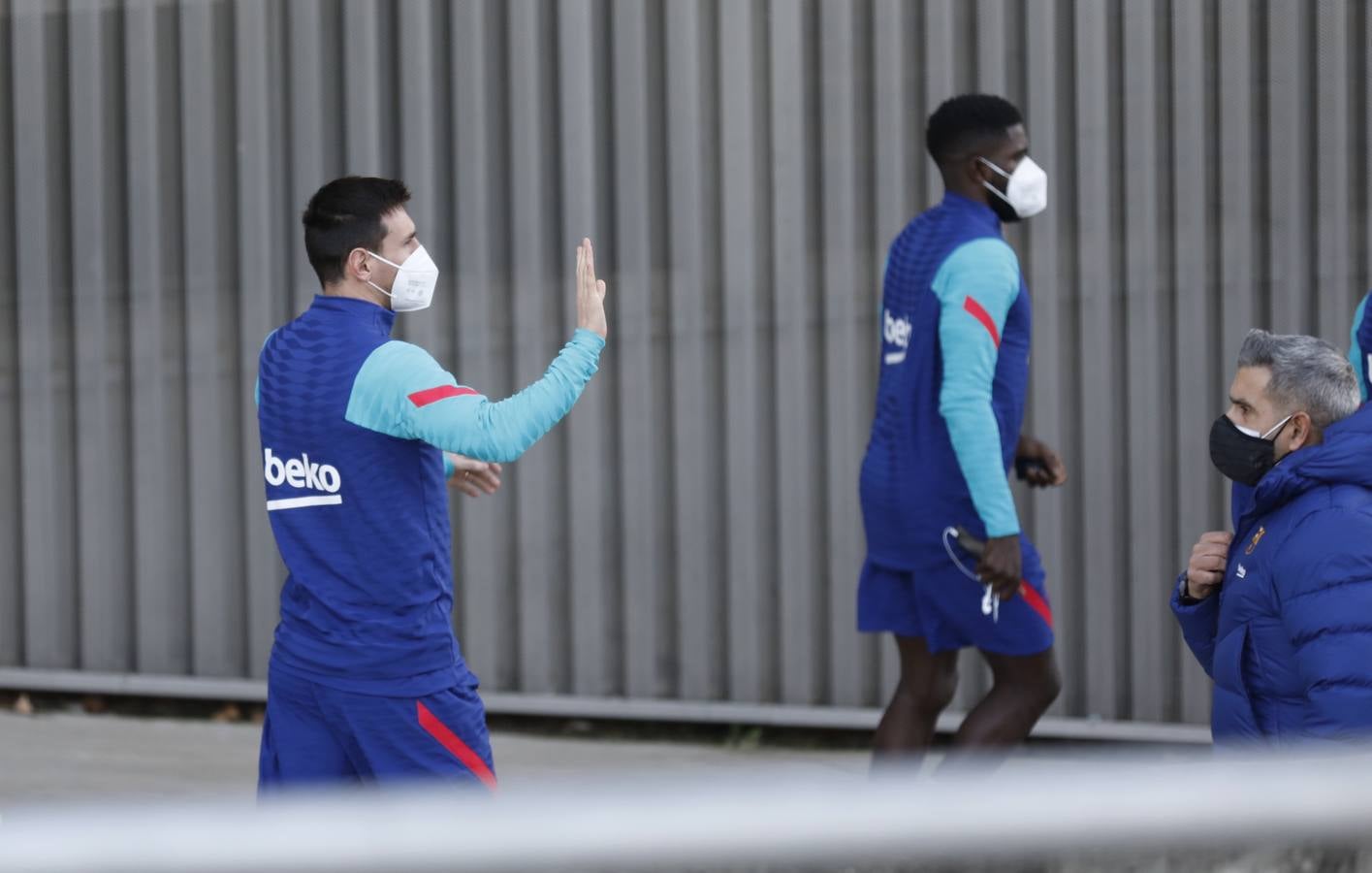 El entrenamiento del Barcelona en El Arcángel en Córdoba, en imágenes