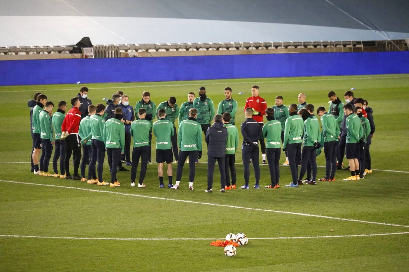 Las mejores imágenes del entreno de la Real Sociedad en Córdoba