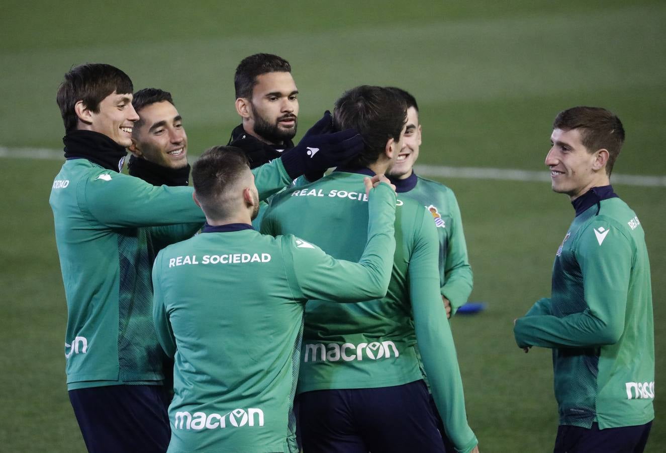 Las mejores imágenes del entreno de la Real Sociedad en Córdoba