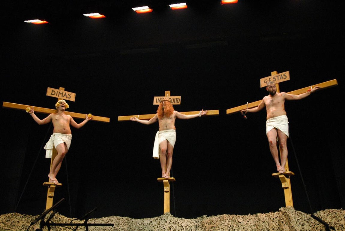 La polémica la traía este cuarteto de Sevilla, 'Vaya cruz'.