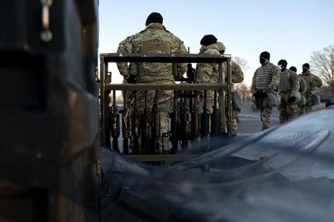 Imagen de los alrededores del Capitolio.. 