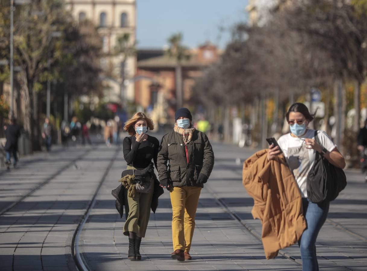 En imágenes, los sevillanos disfrutan del sábado antes de las nuevas restricciones