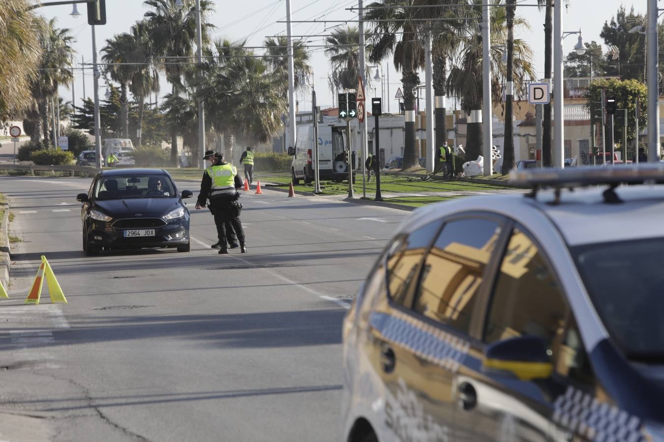 Control policial en San Fernando por el cierre perimetral