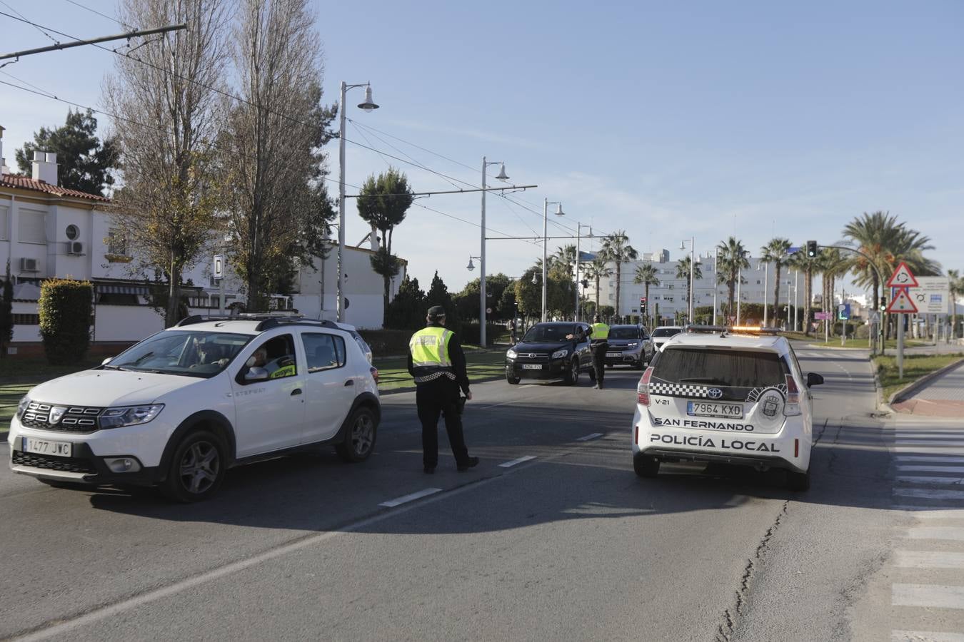 Control policial en San Fernando por el cierre perimetral