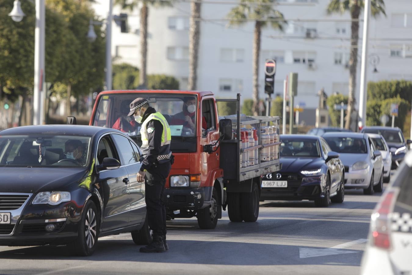 Control policial en San Fernando por el cierre perimetral