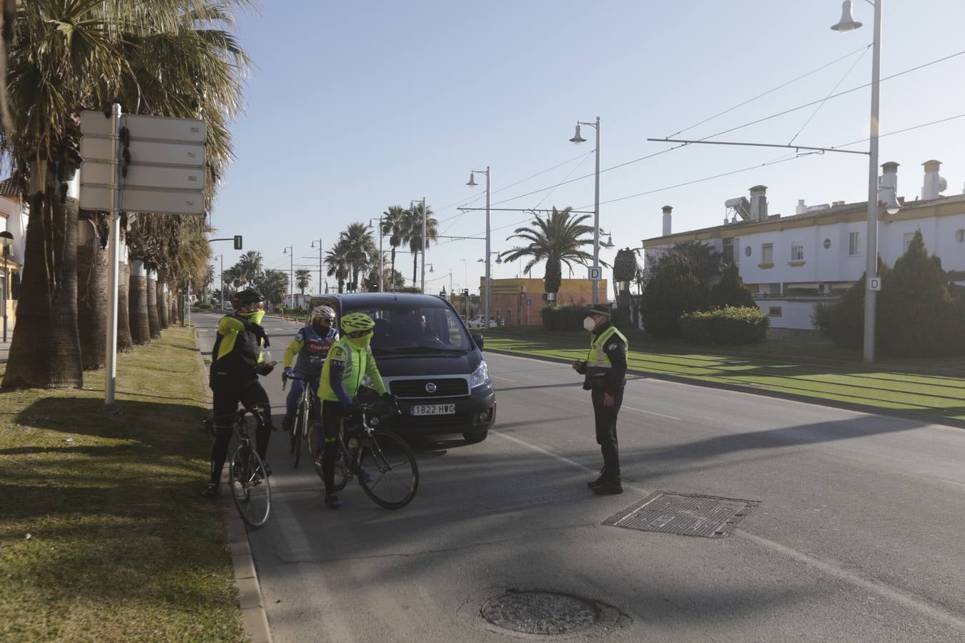 Control policial en San Fernando por el cierre perimetral