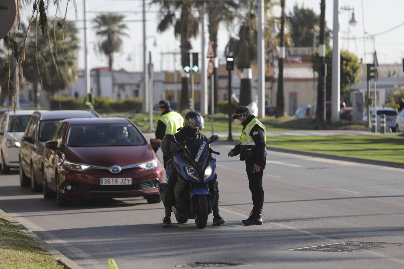 Control policial en San Fernando por el cierre perimetral