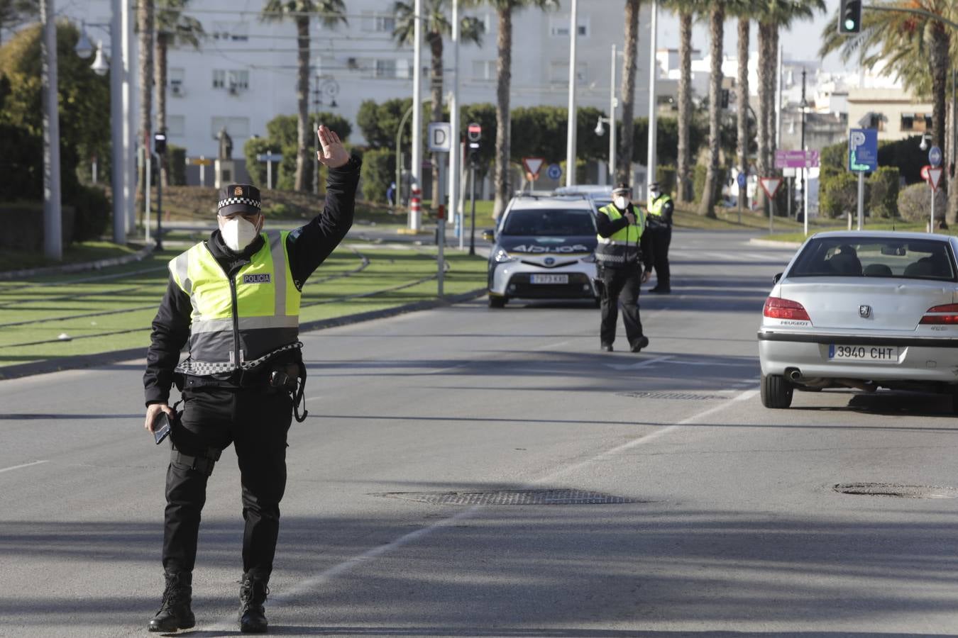 Control policial en San Fernando por el cierre perimetral