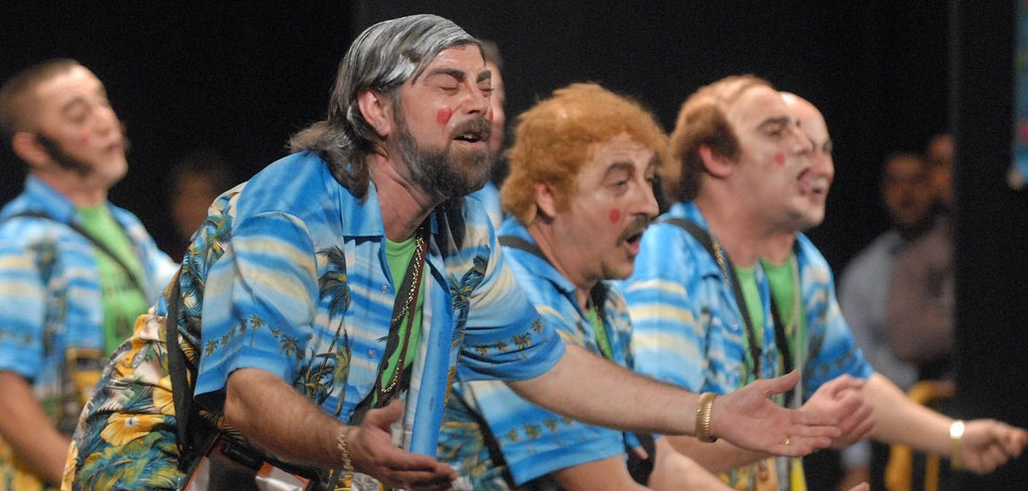 Los prejubilaos', chirigota del Love y el Cabra