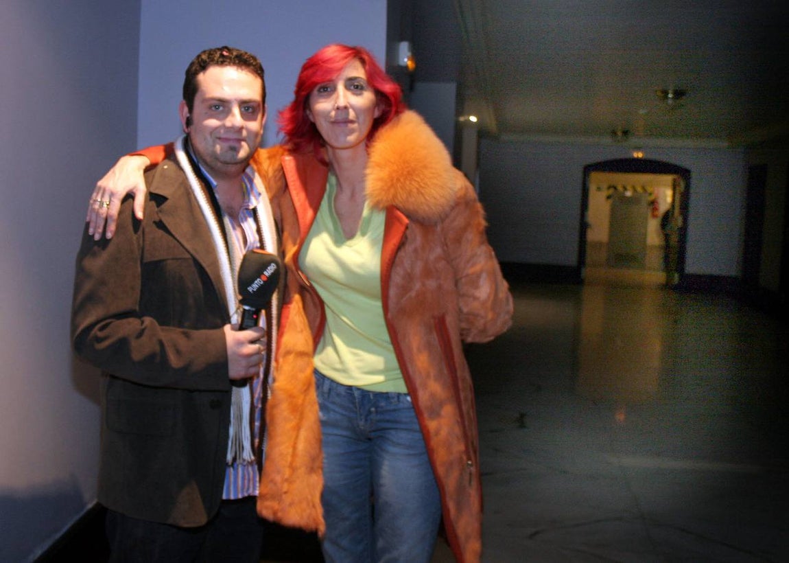 La presentadora Paz Padilla, con Jesús Devesa