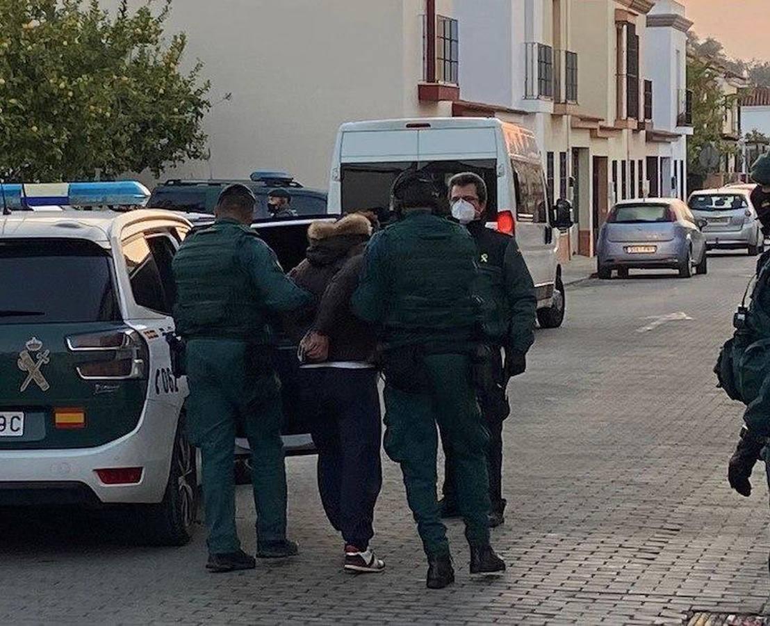 En imágenes, operación antidroga de la Guardia Civil en Sevilla y Cádiz