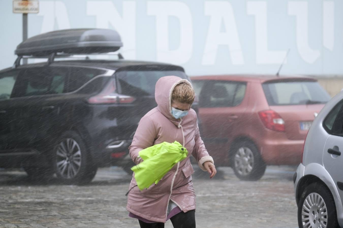 El temporal de lluvia en Cádiz, en imágenes