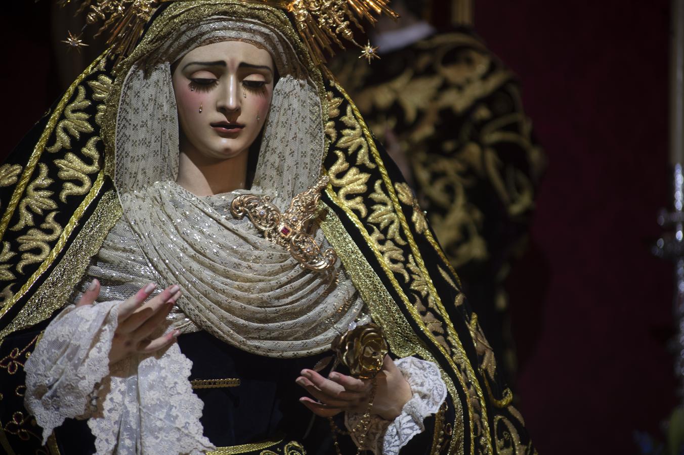 La Virgen de Gracia y Amparo de los Javieres en su capilla