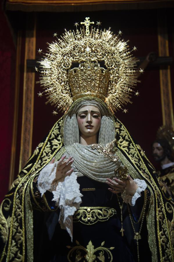 La Virgen de Gracia y Amparo de los Javieres en su capilla