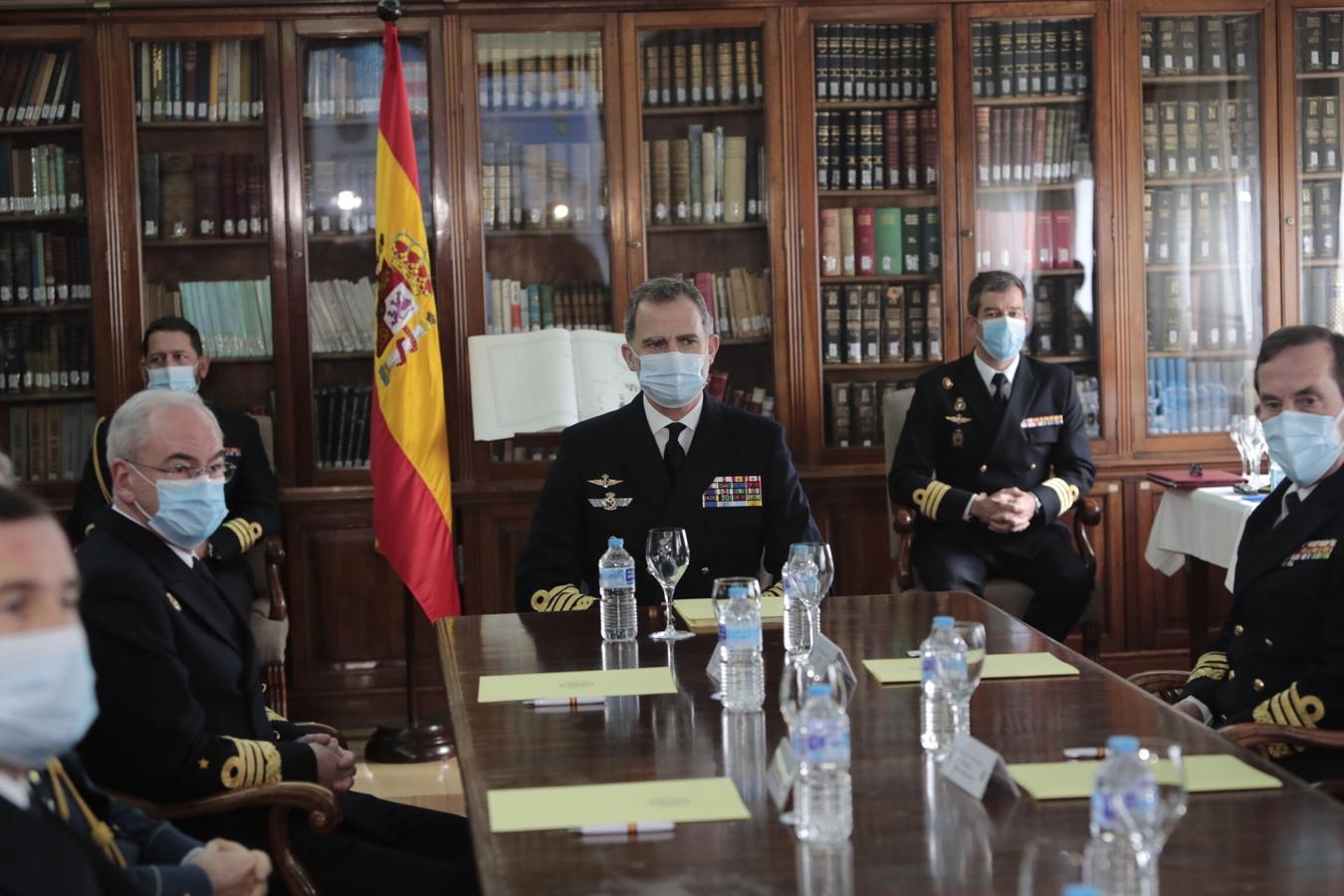 En imágenes: La visita del Rey Felipe VI al Instituto Hidrográfico de la Marina y al buque &#039;Tofiño&#039;