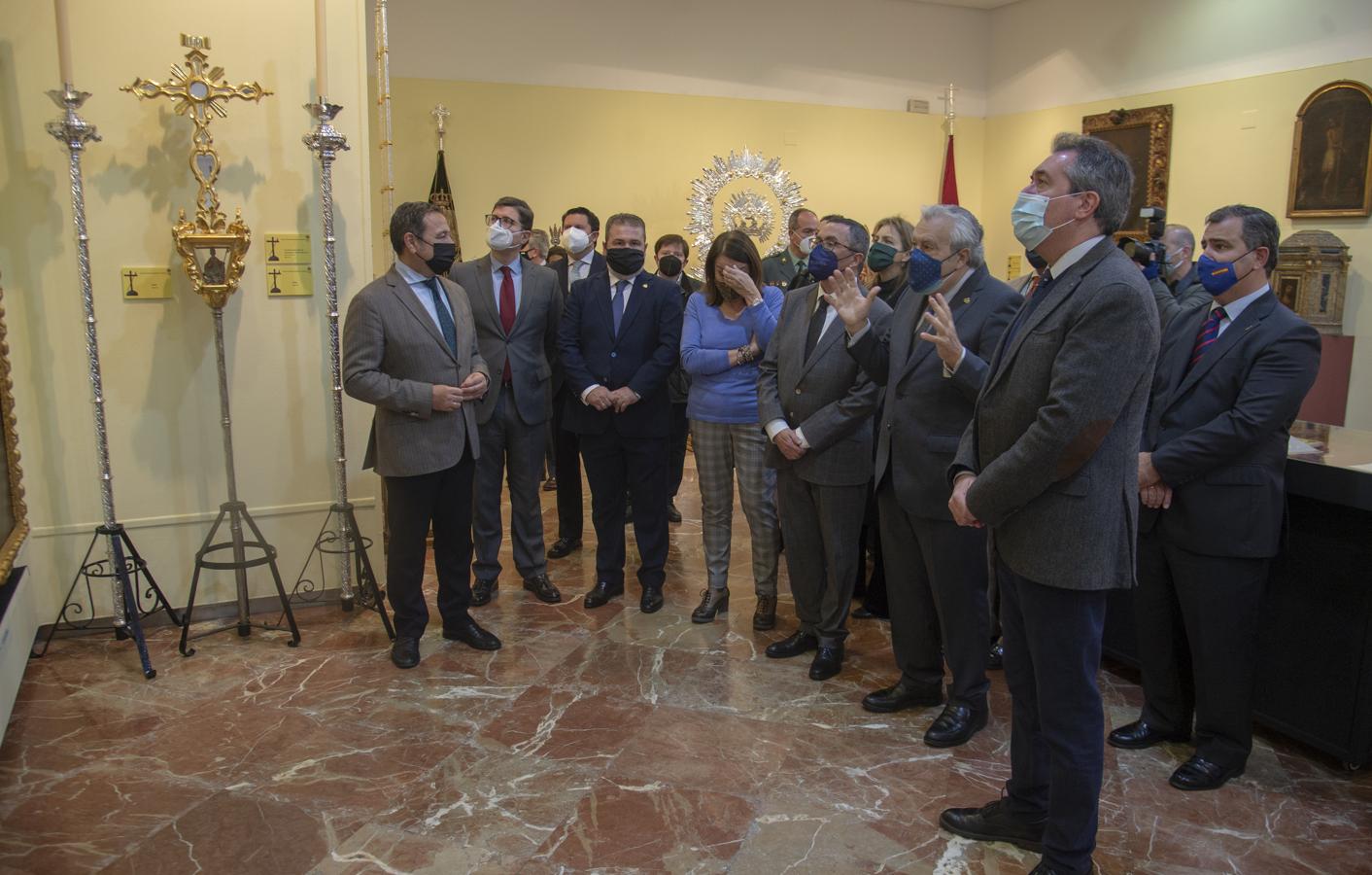 Inauguración de la exposición de la Lanzada en el Círculo Mercantil