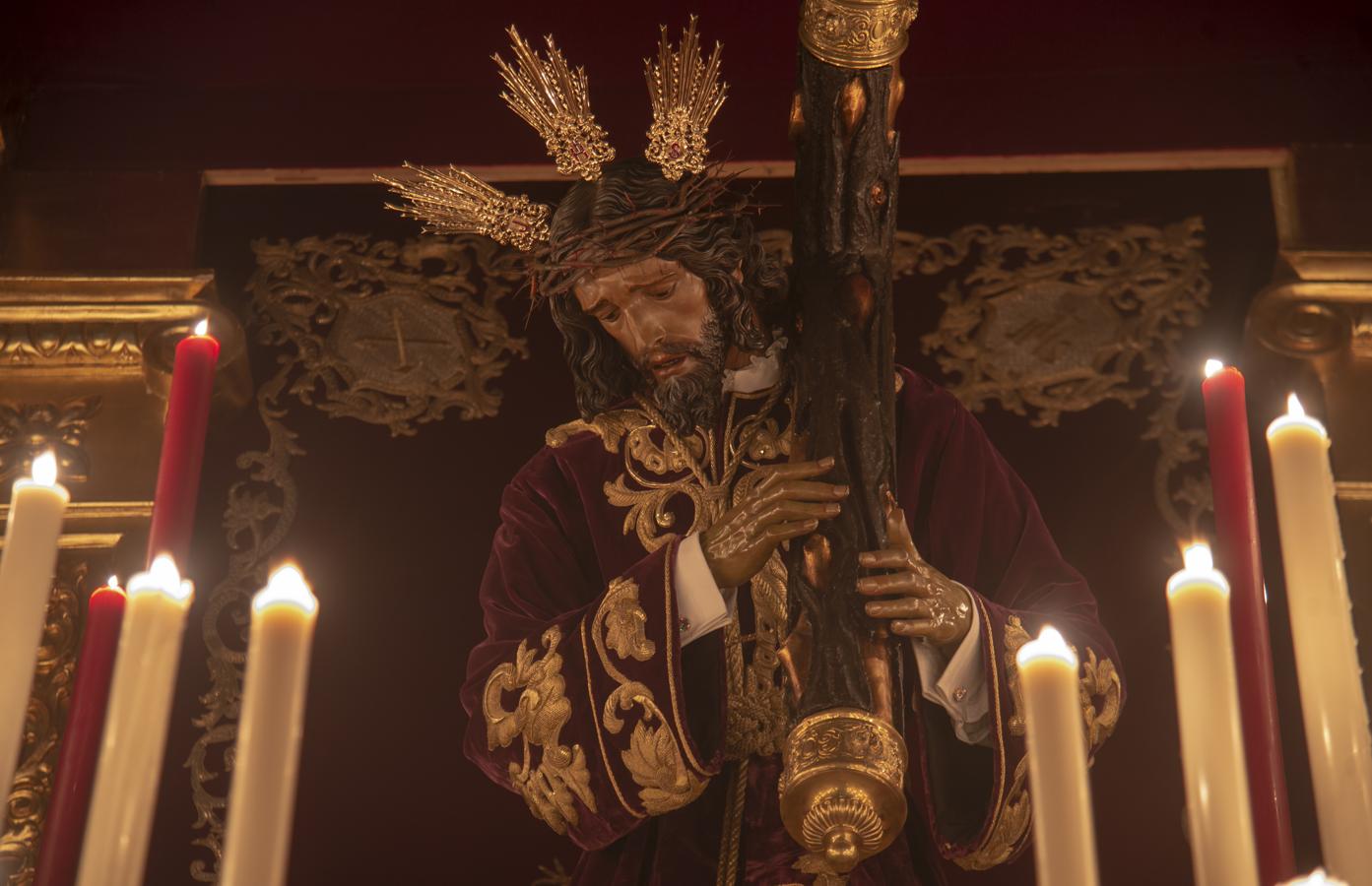 El altar de quinario del Señor de las Penas de San Roque