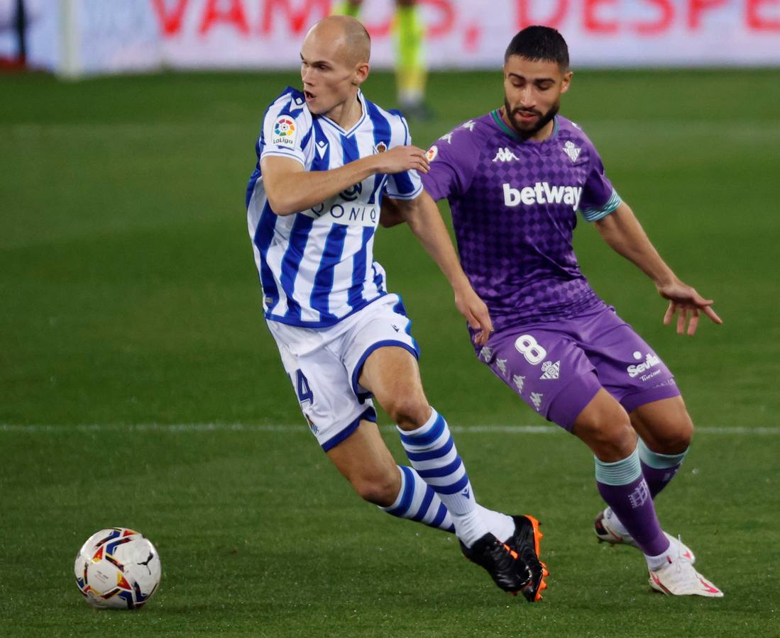 Partido disputado entre la Real Sociedad y el Real Betis