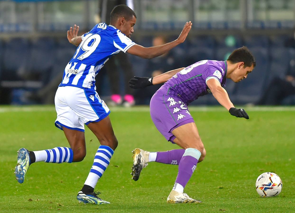 Partido disputado entre la Real Sociedad y el Real Betis