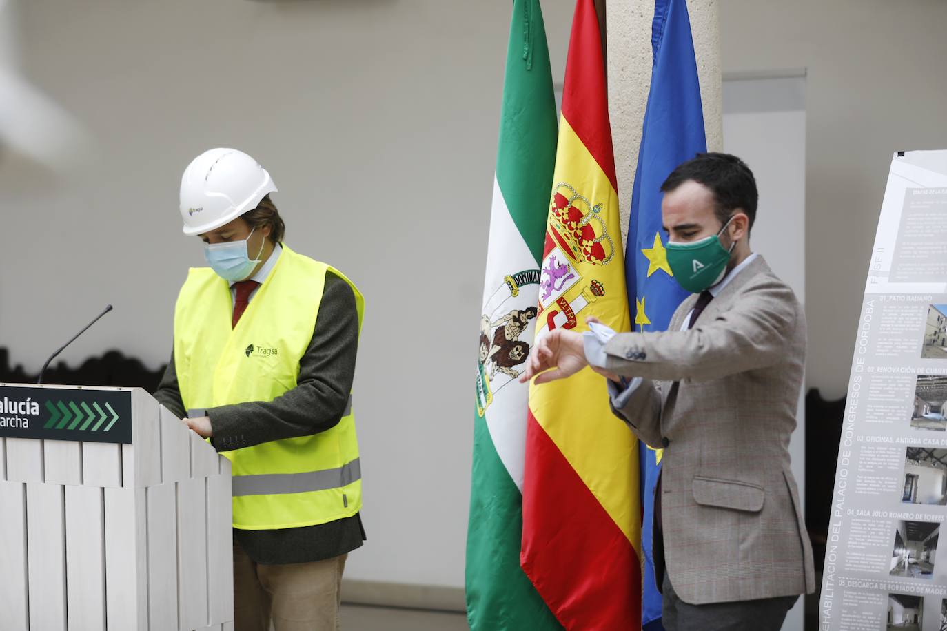 La segunda de las obras del Palacio de Congresos de Córdoba, en imágenes