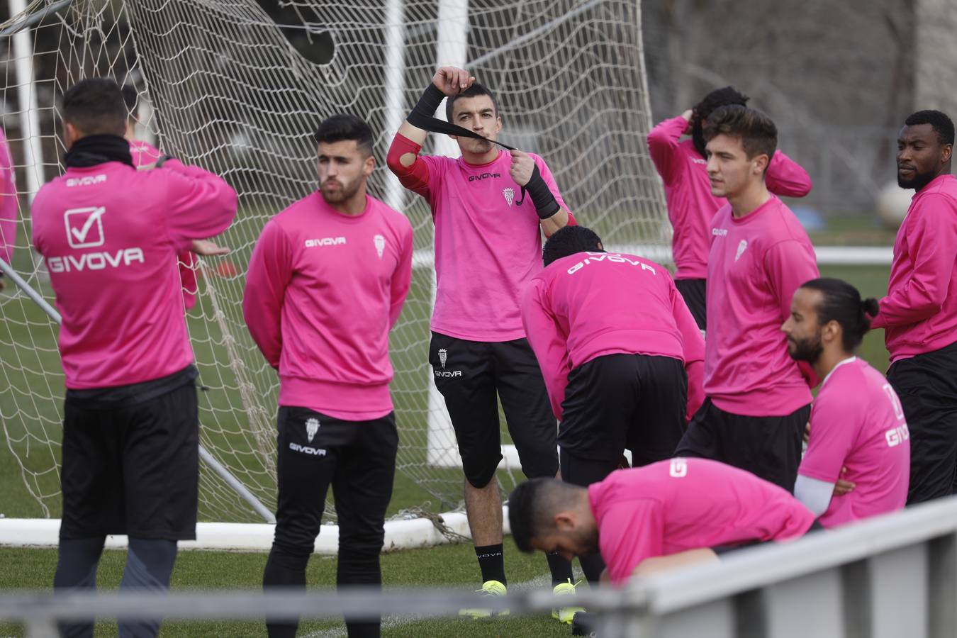 El entrenamiento del Córdoba CF, en imágenes