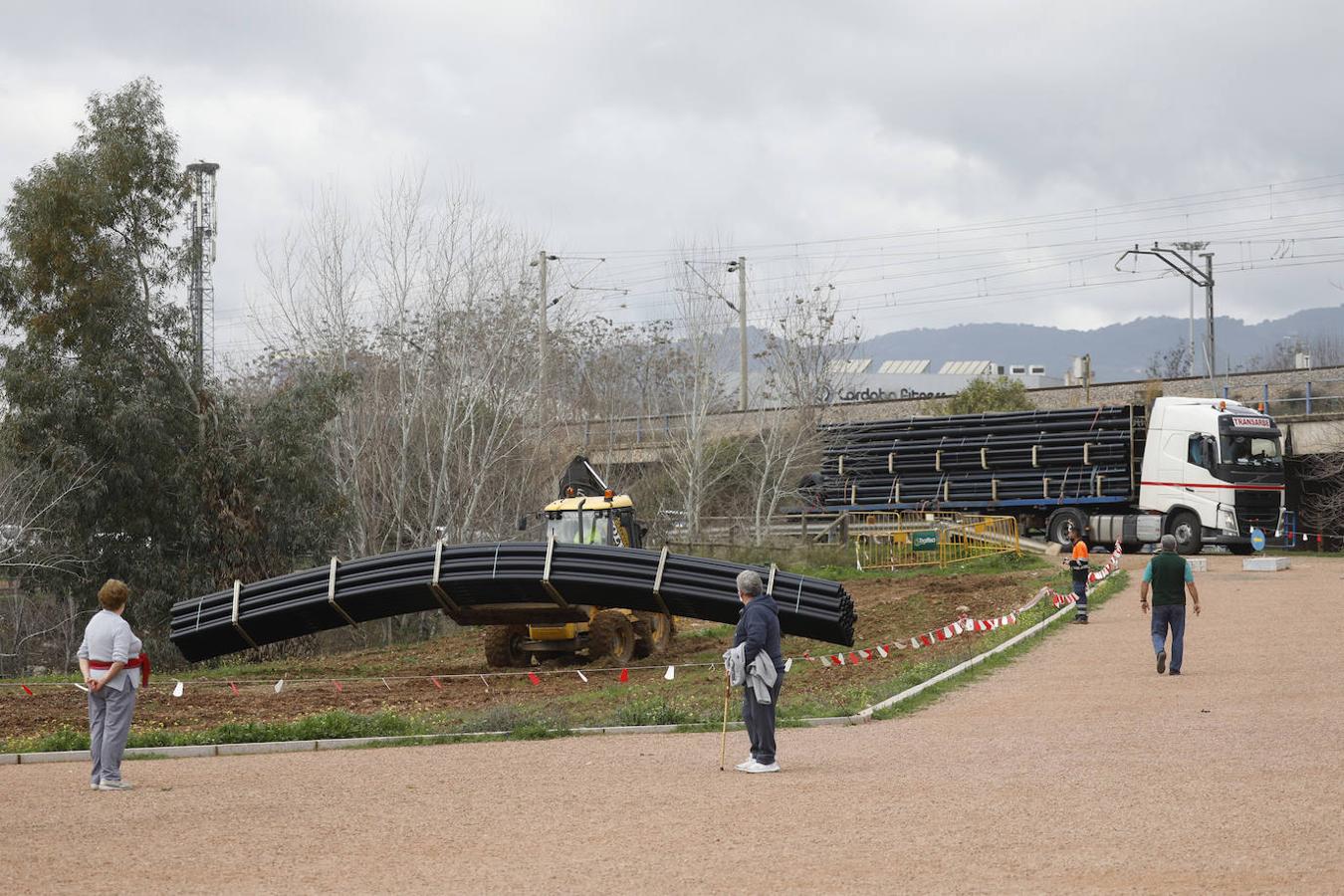 Los trabajos del Parque de Levante, en imágenes