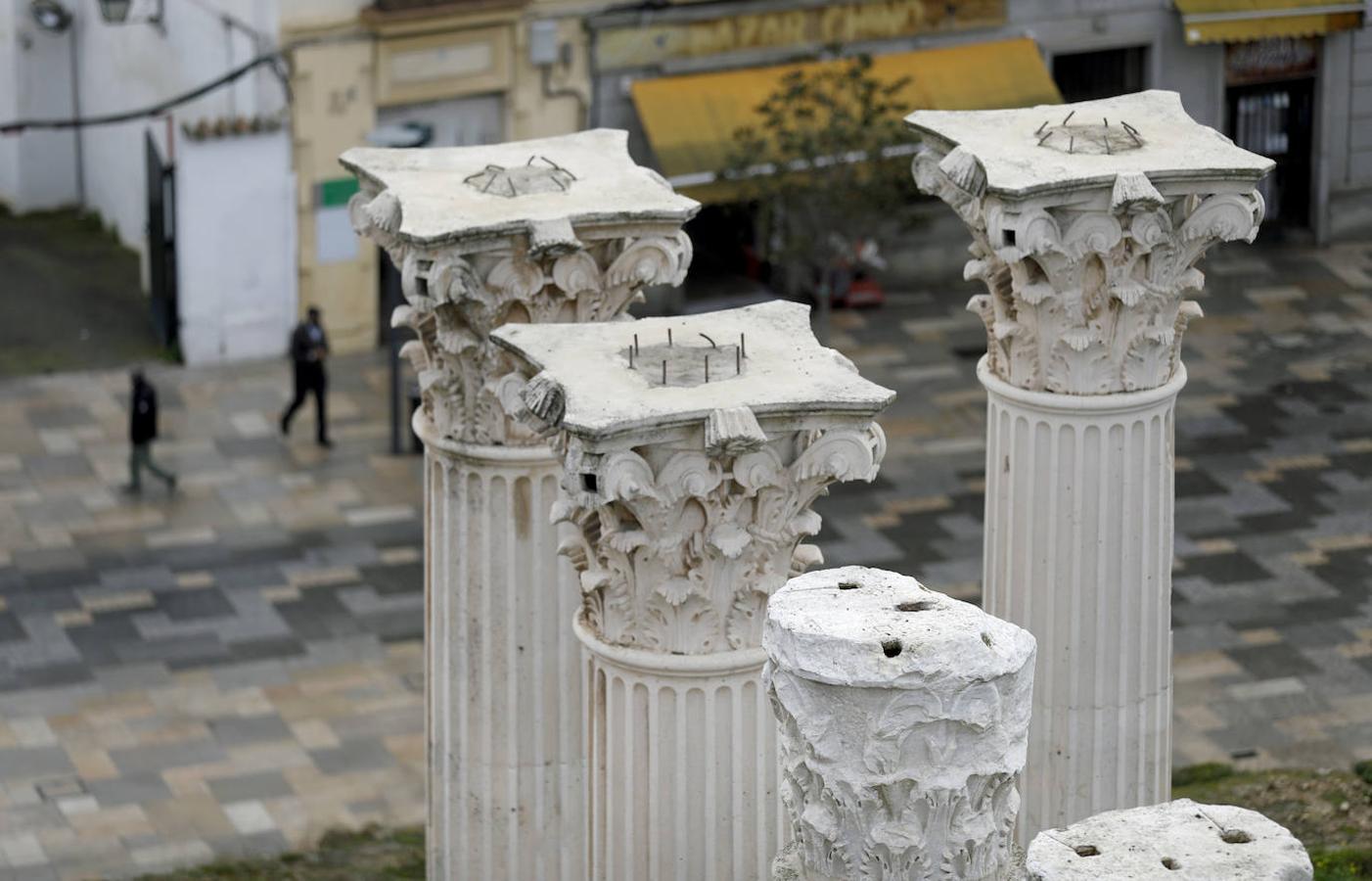 El abandono del Templo Romano, en imágenes