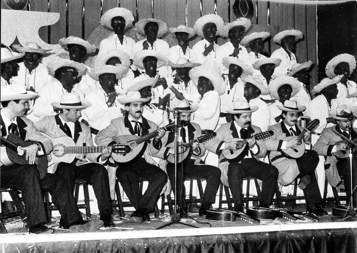 'El callejón de los negros', el coro de Julio Pardo y Quico Zamora (1985)