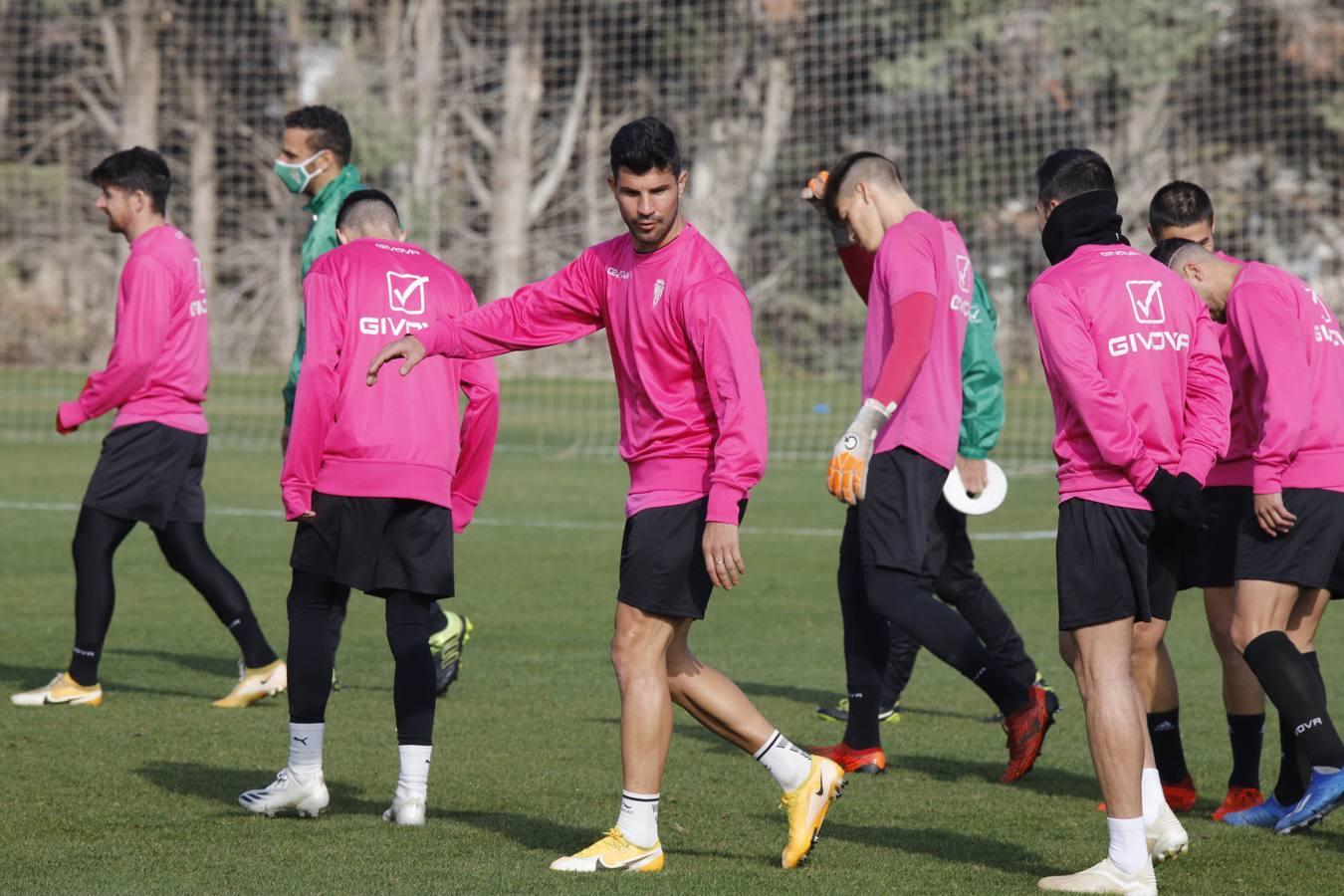 El primer entrenamiento de Alberto Ródenas con el Córdoba CF, en imágenes