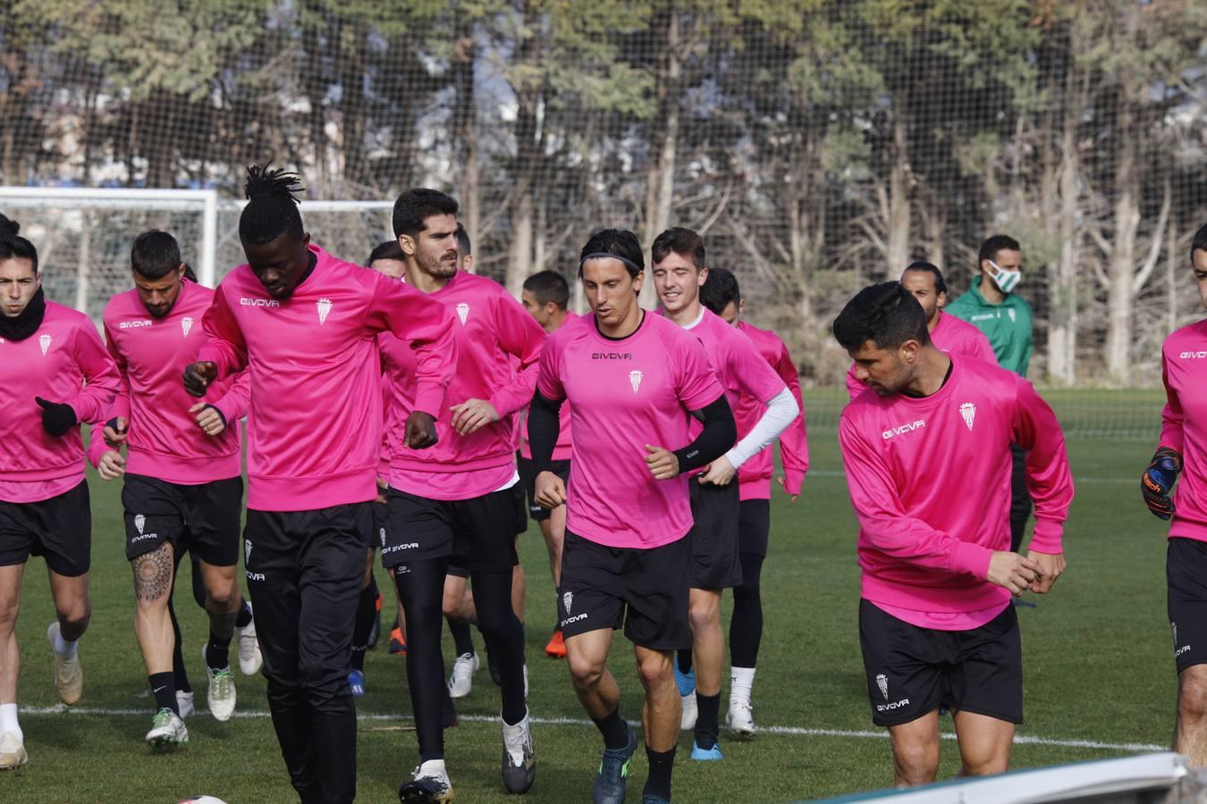 El primer entrenamiento de Alberto Ródenas con el Córdoba CF, en imágenes